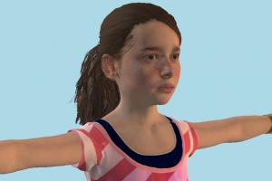 Young Girl Detroit, Become-Human, girl, child, kid, young, cute, little, female, woman, people, human, character